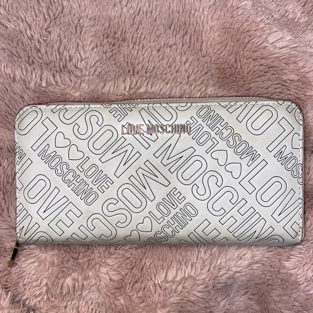Authentic Love Moschino large wallet